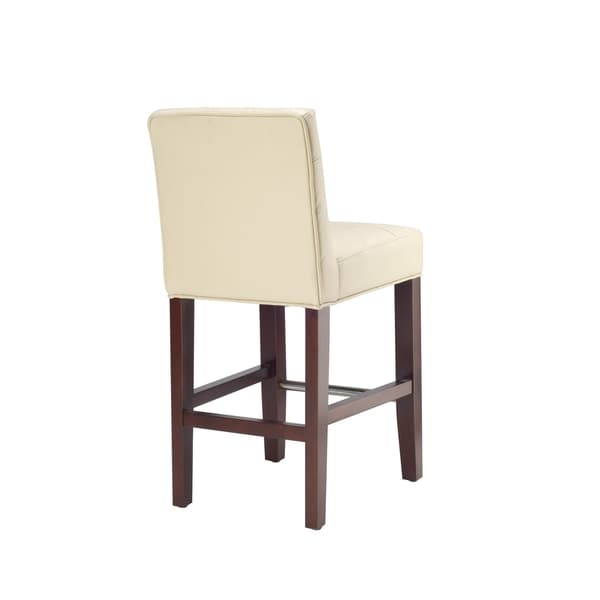Safavieh Noho Ivory Leather Counter Stool 13009598