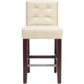 Noho Ivory Leather Counter Stool