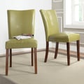 ETHAN HOME Estonia Olive Green Upholstered Dining Chair (Set of 2)