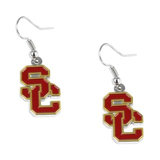 USC Trojans Southern California Dangle Logo Earrings