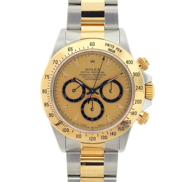 Pre-owned Rolex Men's Daytona Two-tone Gold Watch