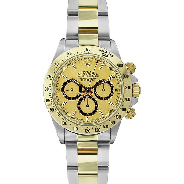 rolex daytona gold two tone