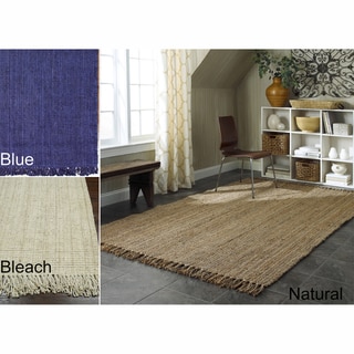 Handmade Eco Natural Fiber Chunky Loop Jute Rug (8' x 10')
