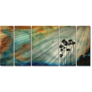 Save Price Ash Carl 'Tall Trees in the Sun' Metal Wall Sculpture