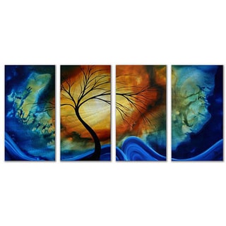(^ ^)// Megan Duncanson 'Complimentary Growth' Metal Wall Art
