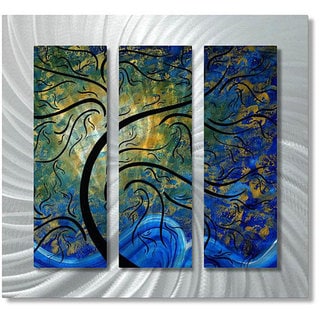 Buy  Megan Duncanson 'Indigo Evolution' Metal Wall Art