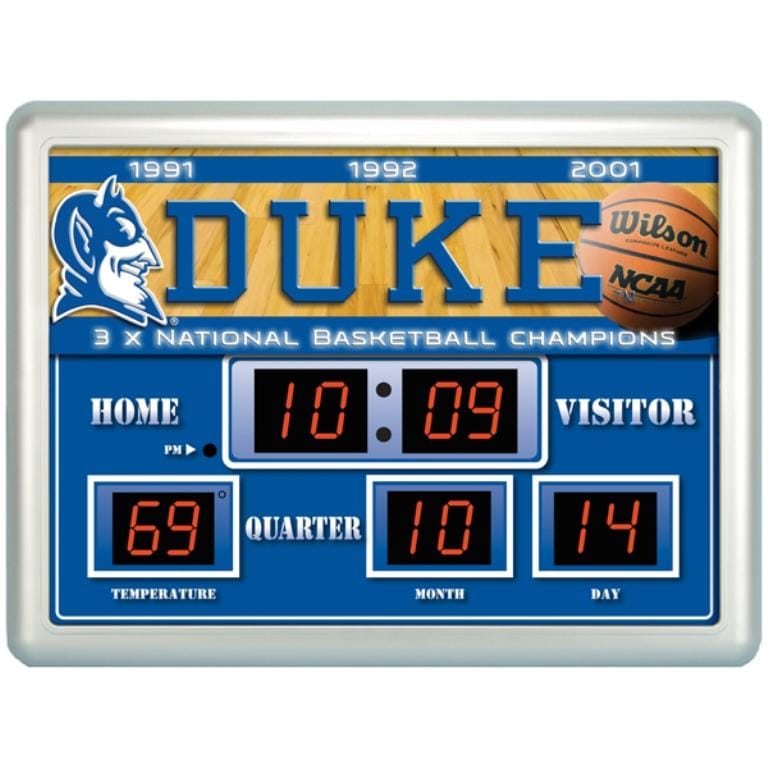 Duke Blue Devils Scoreboard Clock