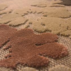 Hand-carved Alexa Alfresco Indoor/ Outdoor Sand Rug (2' x 4')