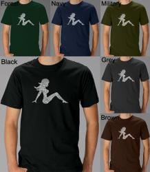 Los Angeles Pop Art Men's Mudflap Girl T-shirt