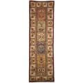 Handmade Classic Bakhtieri Multicolored Wool Rug (2'3 x 16')