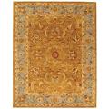 Handmade Heritage Shahi Brown/ Blue Wool Rug (12' x 15')