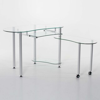 'Bekka' Glass Computer Desk