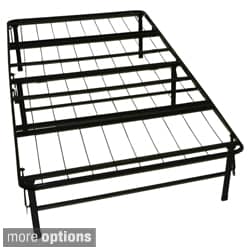 Hot Deal DuraBed Twin-size Heavy Duty Steel Foundation & Frame-in-One Mattress Support System Platform Bed Frame
