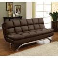 Pascoe Bicast Leather Sofa/ Futon