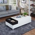 June White Coffee Table with Serving Tray