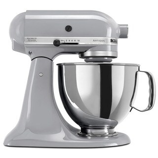 KitchenAid RRK150MC Metallic Chrome 5-quart Artisan Tilt-Head Stand Mixer (Refurbished)