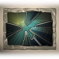 (^ ^)// Steve Heriot 'Urban Height' Metal Wall Art