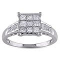 Miadora Signature Collection 14k White Gold 1ct TDW Diamond Ring (G-H, I1-I2)
