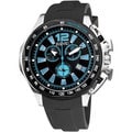 August Steiner Men's Stainless Steel Swiss Quartz Chronograph Watch