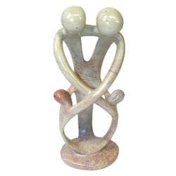 Hot Deal Soapstone Loving Family Embrace Sculpture (Kenya)