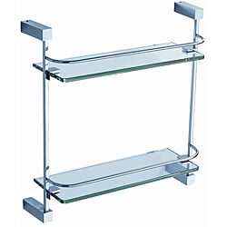 Fresca Ottimo 2-tier Chrome Glass Shelf