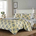 Laura Ashley Linley Reversible 3-piece Full/ Queen-size Quilt Set