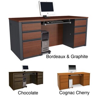 Bestar Prestige Double Pedestal Desk