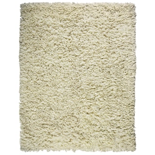 Cream Cotton Shag Rug (3'6 x 5'6)