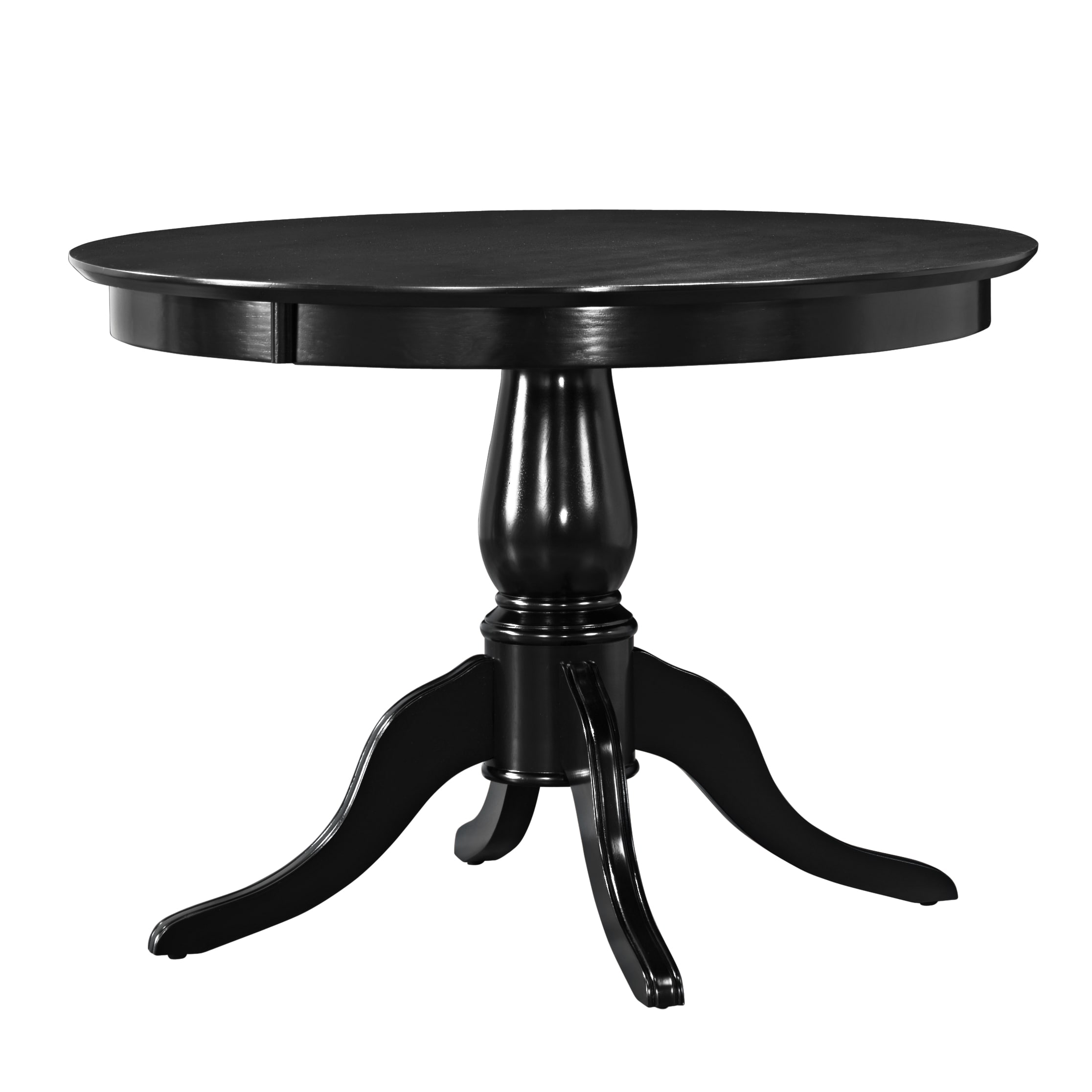 Calais Black Round Dining Table - Overstock Shopping - Great Deals on