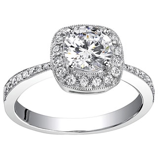 18k White Gold 3/4ct TDW Diamond Engagement Ring (H, SI1-SI2)