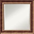Manhattan Burnished Bronze Square Wall Mirror