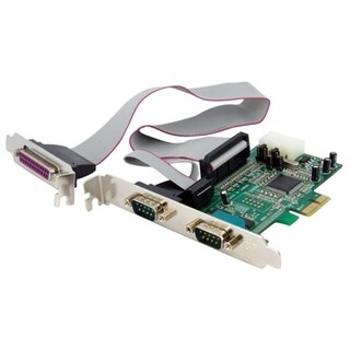 StarTech.com 2S1P Native PCI Express Parallel Serial Combo Card with 
