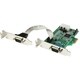 StarTech.com 2 Port Low Profile Native RS232 PCI Express Serial Card 