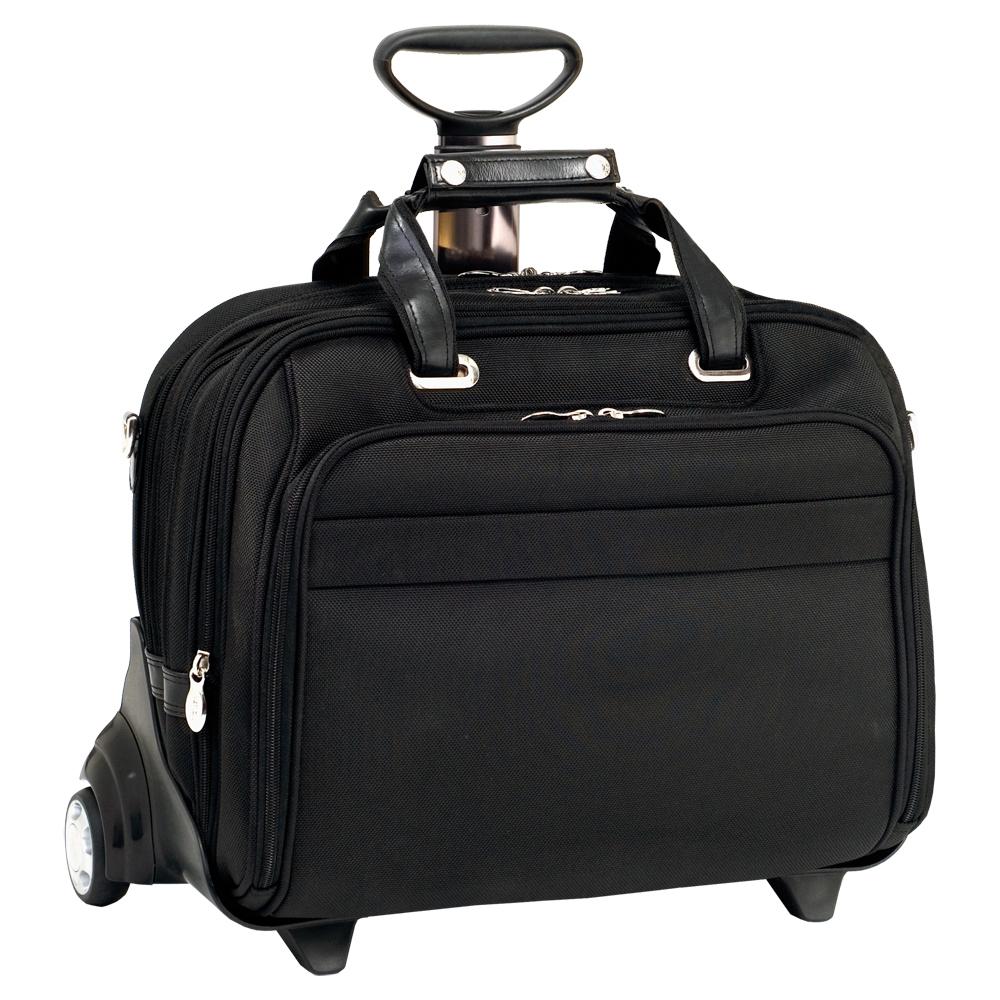 McKlein &#39;Midway&#39; Nylon 17-inch Detachable Wheeled Laptop Bag - Overstock Shopping - Big ...