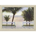 Diane Romanello 'Palm Bay' Framed Art