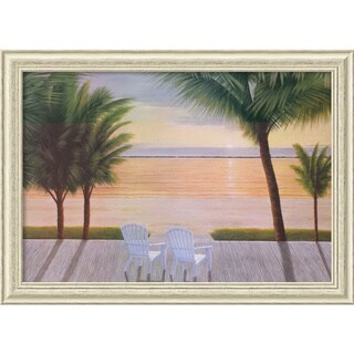 Diane Romanello 'Palm Bay Dreaming' Framed Art