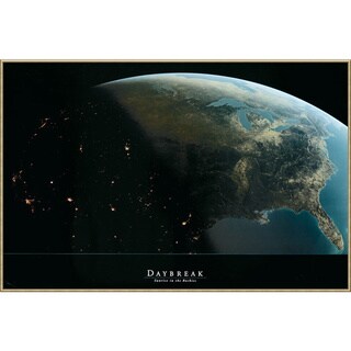 ARC 'Daybreak: Sunrise in the Rockies' Framed Art