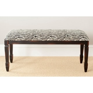 Mona Zebra-print Bench