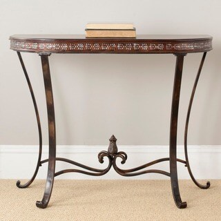 Richard Demilune Brown Wood Console