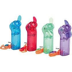 Premium Mini Fans with Light (Case of 25)