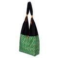 Cotton 'Thai Emerald' Sling Tote Bag (Thailand)