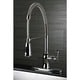 American Classic Modern Chrome Spiral Pull-down Kitchen Faucet