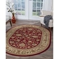 Soho Traditional Style Oval Rug (5'3 x 7'3)