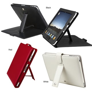 Leather Case with Magnetic Closure and Kickstand for Apple iPad