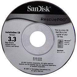 SanDisk RescuePro Recovery Software