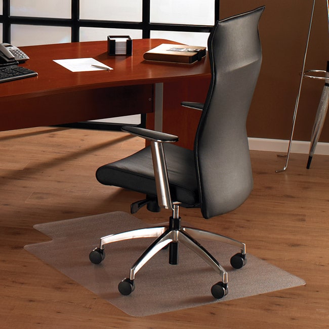 Floortex Cleartex Ultimat Chair Mat.  with Lip (48 x 53) for Hard Floor