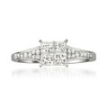 14k White Gold 3/4ct TDW Diamond Composite Ring (H-I, I1-I2)