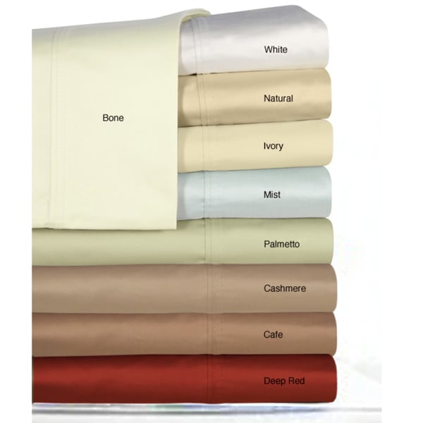 Egyptian Cotton Sateen 300 Thread Count Pillowcases (Set of 2