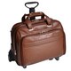 McKlein Midway Leather Checkpoint-friendly 17-inch Rolling Laptop Case
