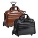 McKlein Midway Leather Checkpoint-friendly 17-inch Rolling Laptop Case